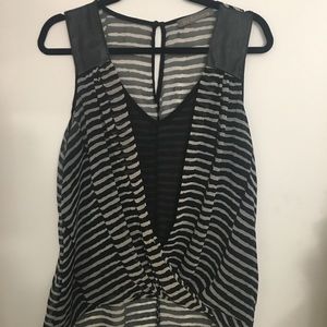 NWOT sheer tank and cover up